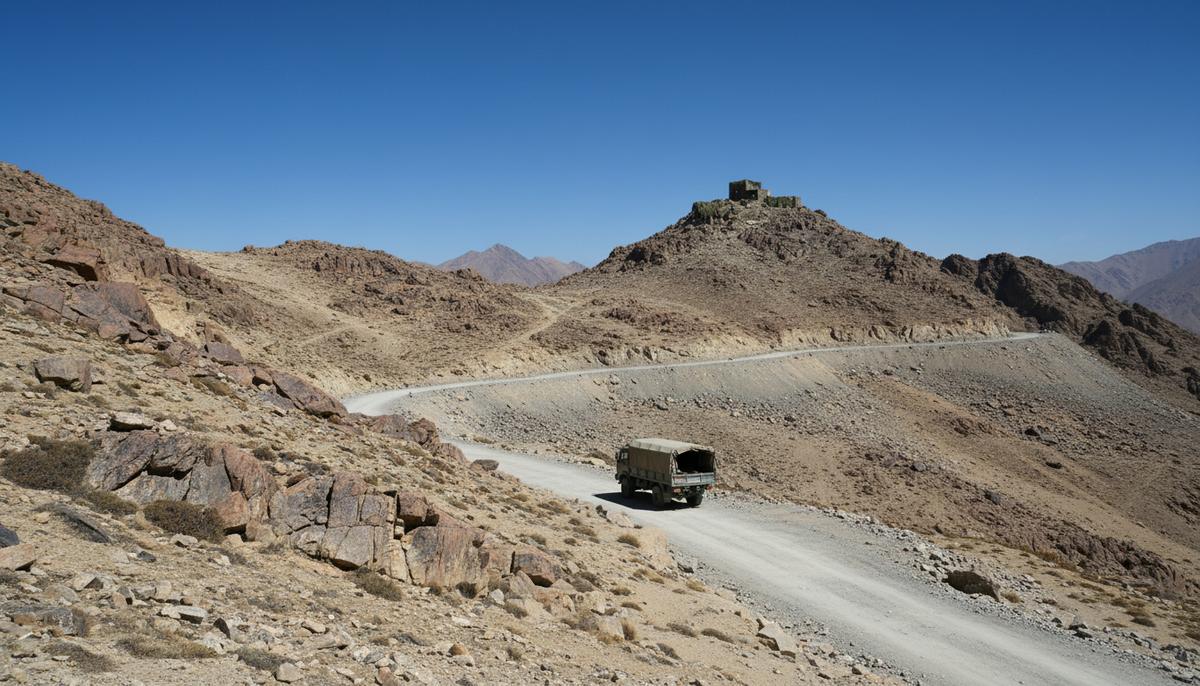 Тихое сдерживание: как Индия меняет правила игры с Пакистаном и Китаем Пустынный высокогорный перевал в Гималаях. Узкая военная дорога вьется среди скал к наблюдательному посту на границе.