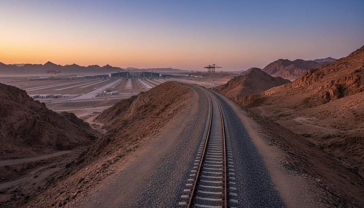 Торговый путь в тупике: амбиции Пакистана в Центральной Азии уперлись в Афганистан Современная железная дорога, проложенная через пустынный горный перевал на границе Афганистана и Пакистана.